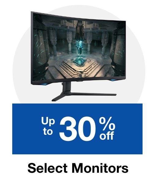 Up to 25% off select Computer Monitors